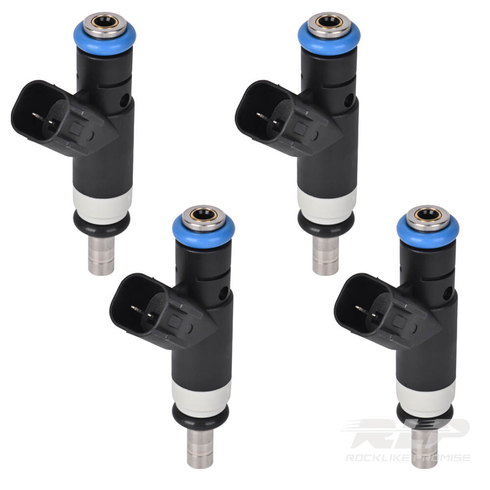 RLP Fuel Injectors 04891577AC Set of 4 for Chrysler 200, Dodge Avenger/Caliber/Journey, Jeep Compass/Patriot 2.0L/2.4L L4 Gas