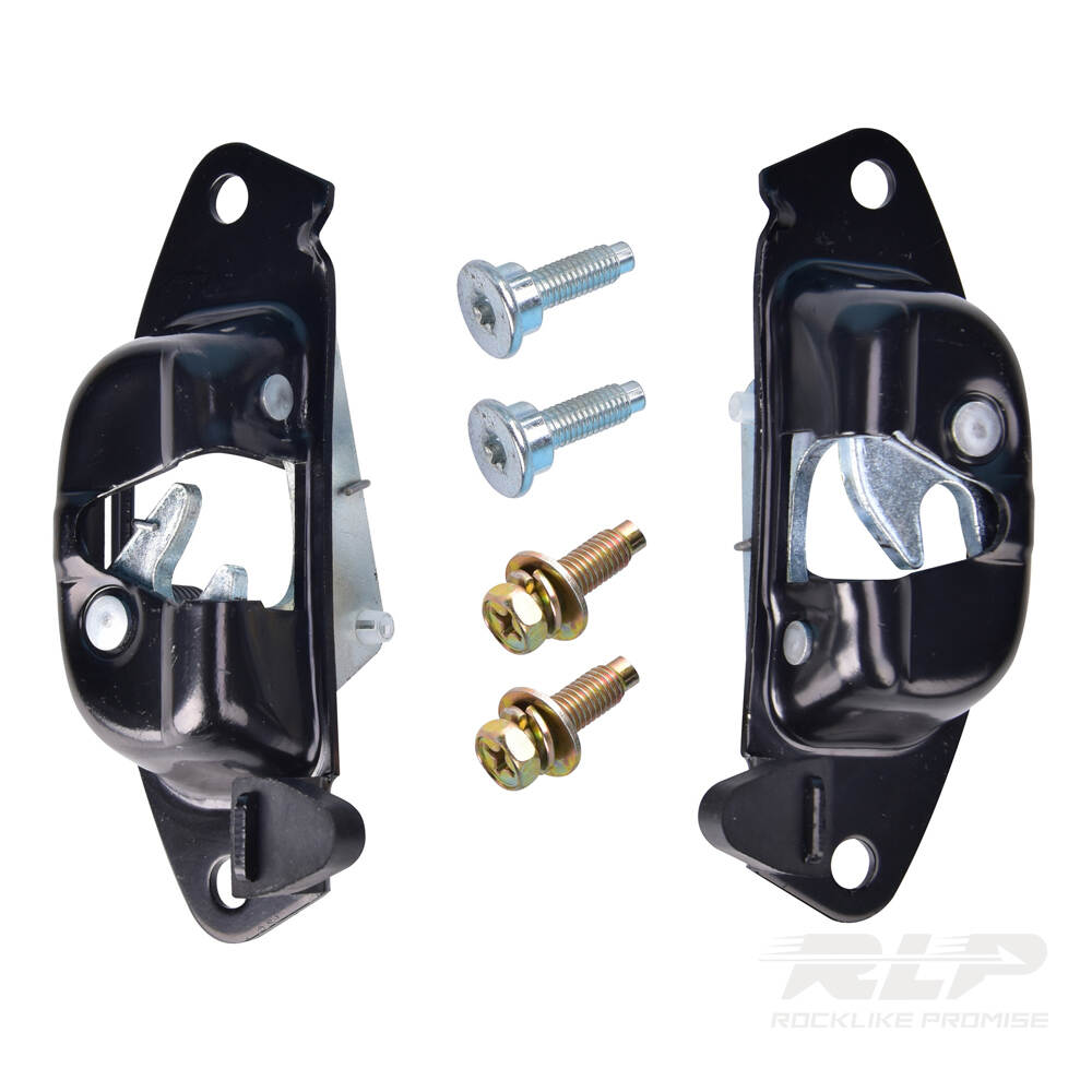 RLP Tailgate Latch Lever Left & Right with Striker Bolts 15921948 15921949 for 1999-2007 Chevy Avalanche Silverado GMC Sierra