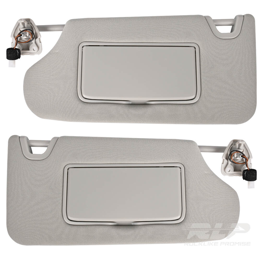 RLP Driver Left & Passenger Right Side Sun Visor for 2013-2018 Nissan Altima Replacement 96400-3TA2A 96401-3TA2A #Gray