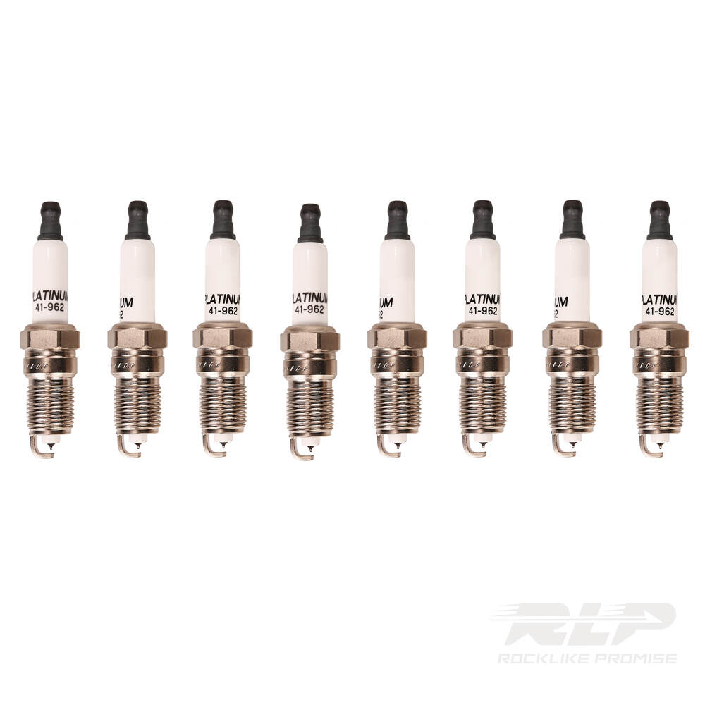 RLP Spark Plug 41-962 Set of 8 for Cadillac Escalade, Chevrolet Silverado, Suburban, Tahoe, GMC Sierra, Yukon