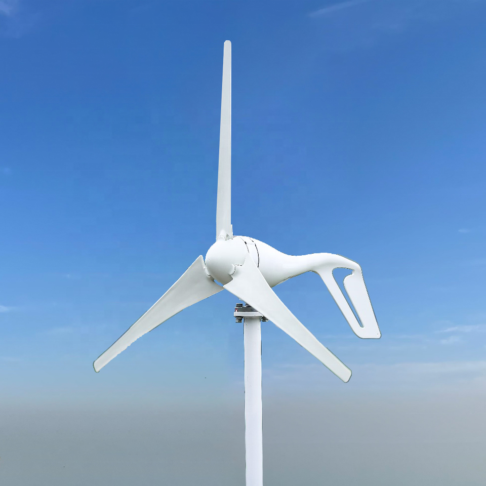 Factory wholesale 400w 600w 800w 12v 24v horizontal axis wind turbine