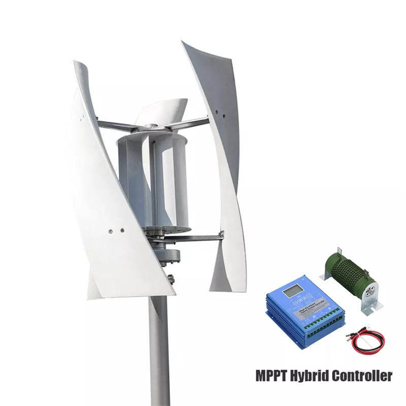 CE certificated low speed vawt windmill vertical axis wind turbine generator 1000w 48v