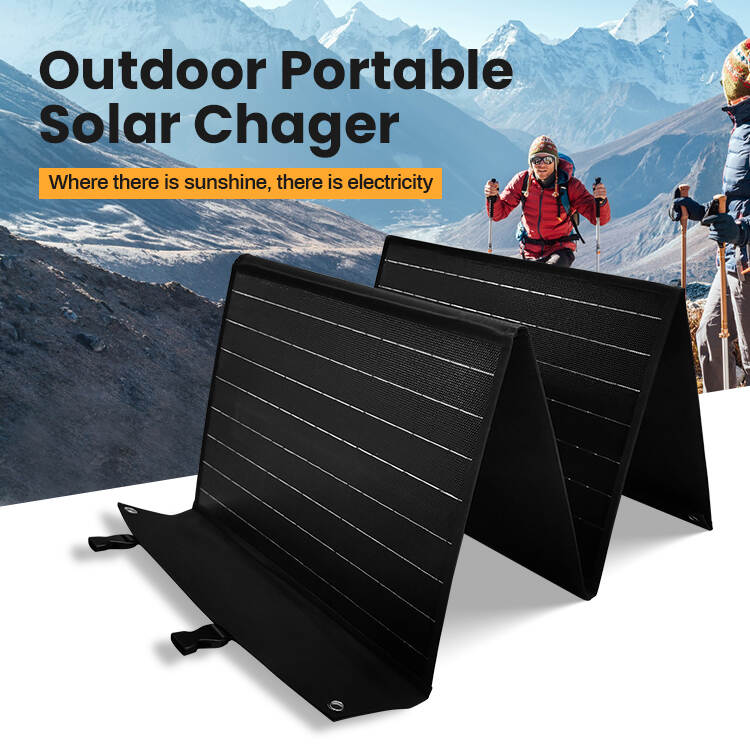 Multi-purpose Portable Foldable Solar Pack 100w 200w Solar panels Suitable for outdoor camping trips