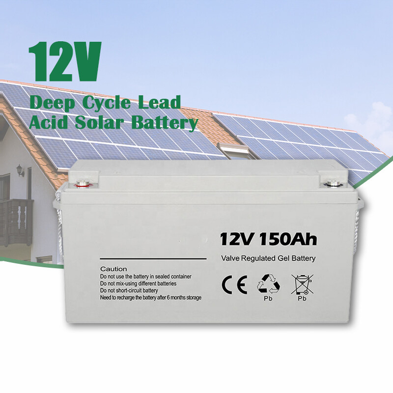 Deep Cycle GEL Battery 12V 100Ah 150Ah 200Ah 250Ah solar Lead Acid Batteries For Solar System In China
