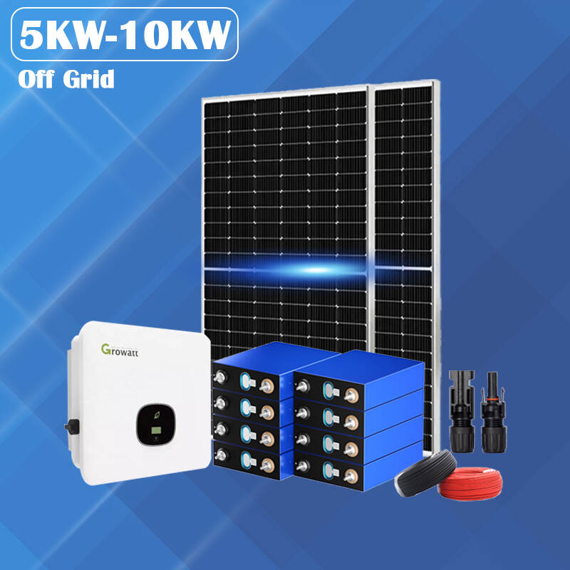 Free shipping off grid solarsystems 5000watt 10000watt 5000w generator solar energy system home panel for home 220v complete kit