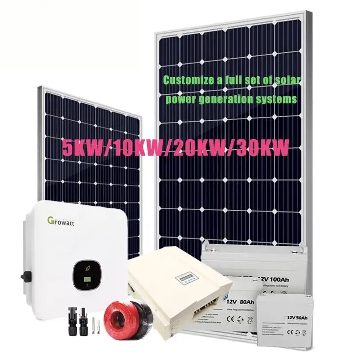 Guaranteed 10 years of quality for the home solar system off-grid solar panel system 10kw