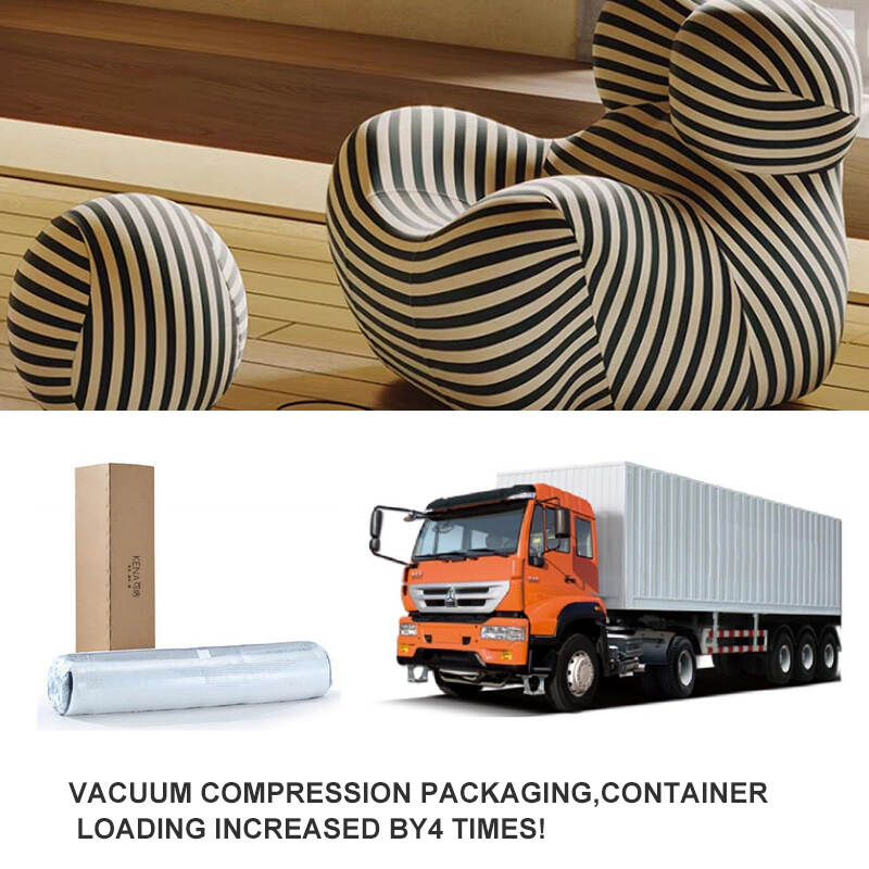 AOMISI CASA Compressible Packaging Comfy Leisure Chair Sponge Filled Fabric Single Lounge Sofa Chair For Home Living Room