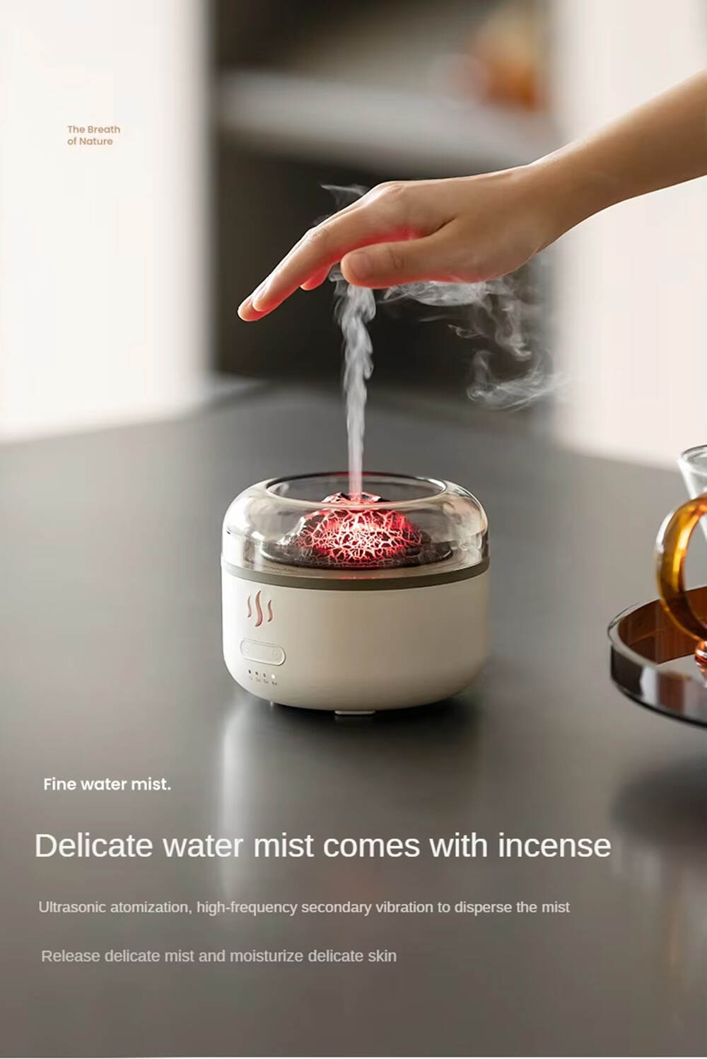 Fine Water Mist and Moisturizing Effect