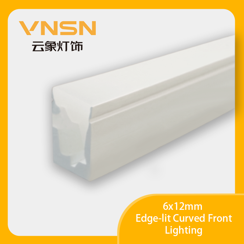 6x12 side curved front illuminated