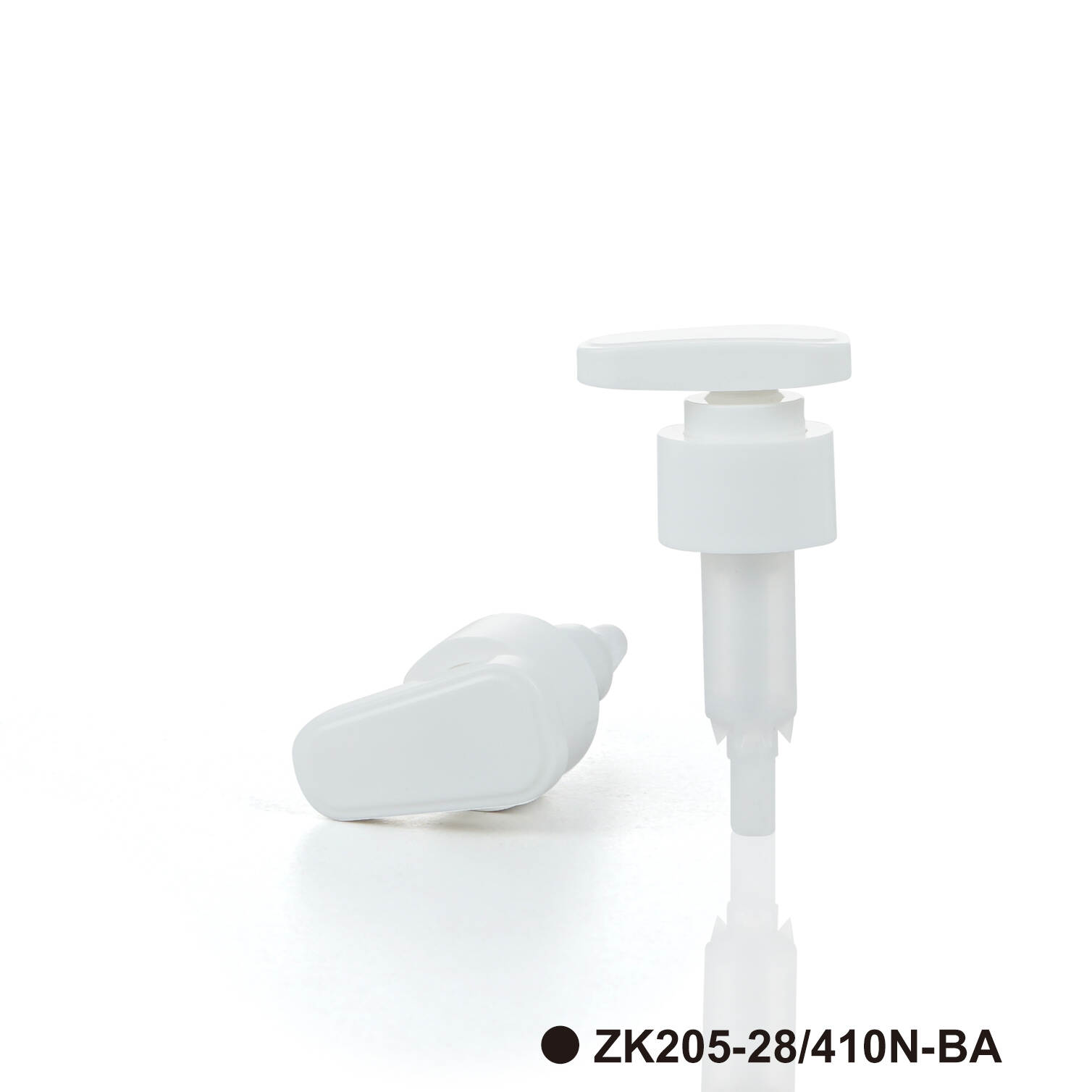 bomba de tratamiento blanca