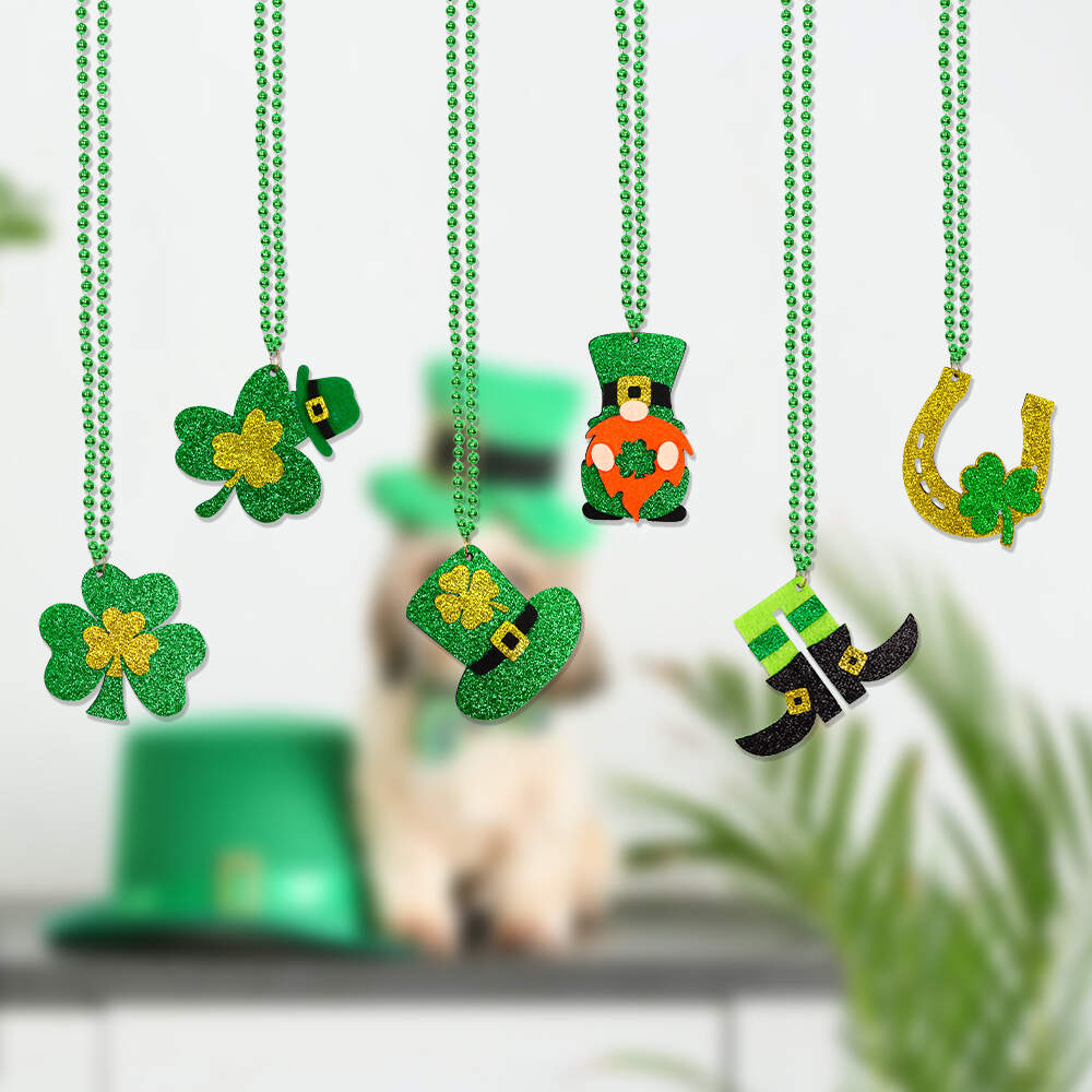 Saint Patrick's Day Bead Necklaces