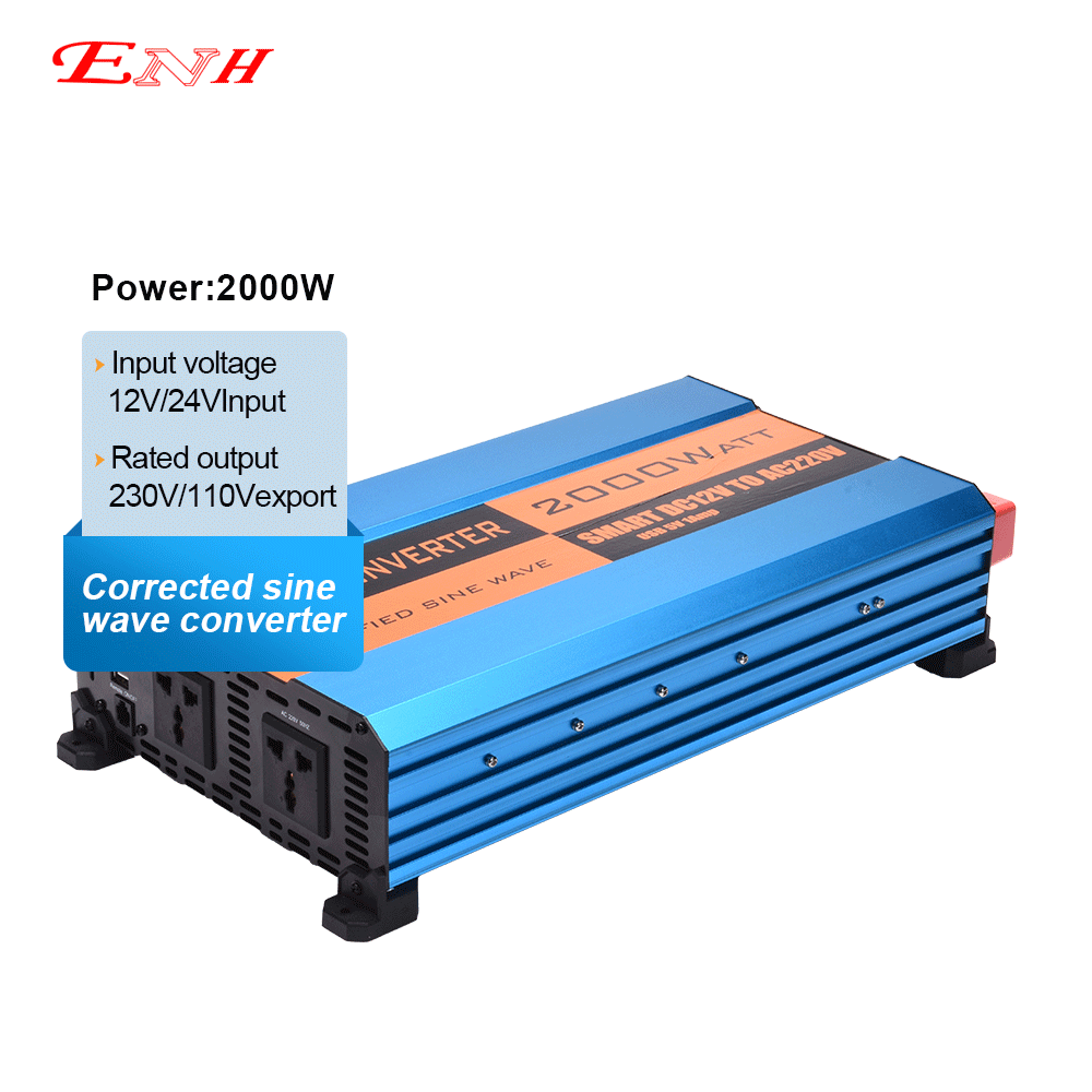 DOCS 6805-2000W Enchi Electronics Factory Direct Inverter Single Phase AC with Correction Sine/Square Wave for Home Use