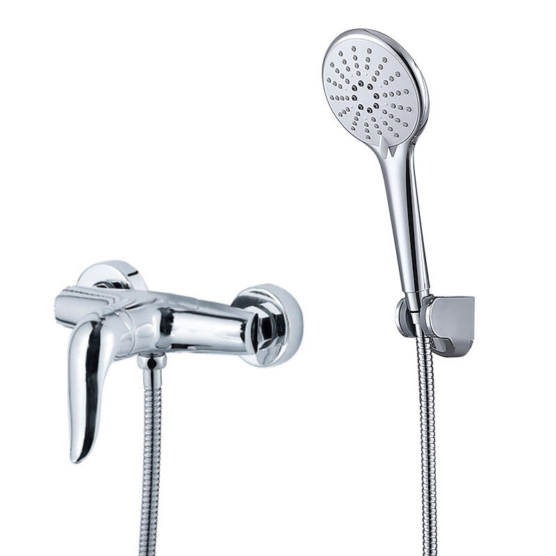 Brass shower mixer faucet wall mounted shower