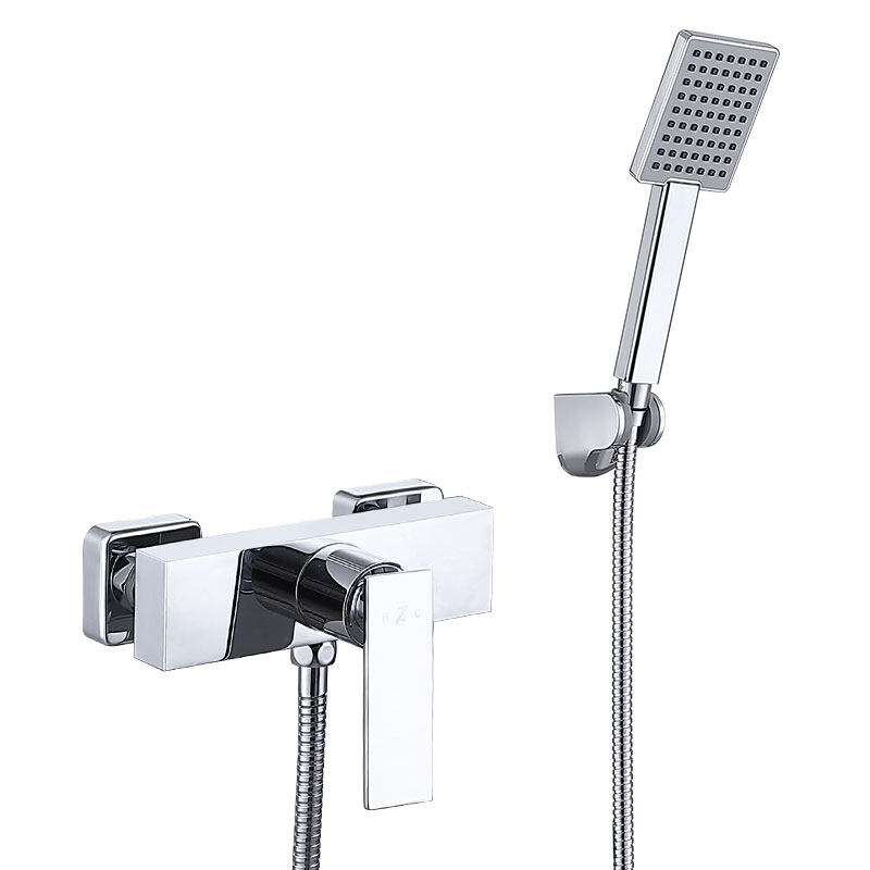 Brass shower faucet mixer wall mounted shower