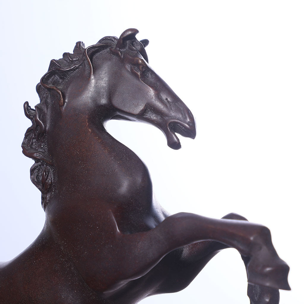 Brass artefact horse ornament luck