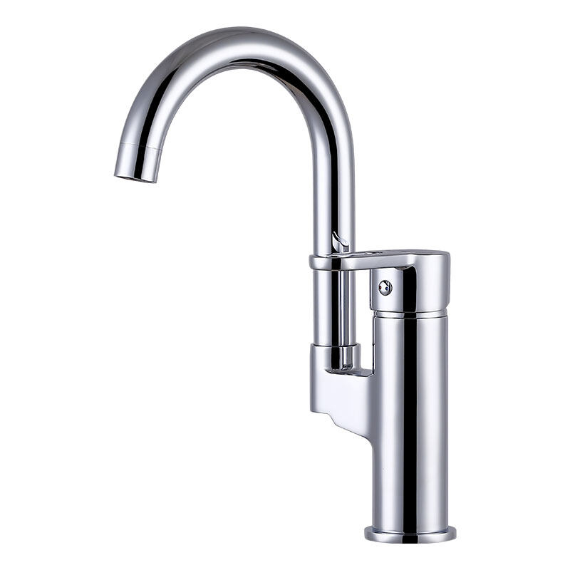 Brass basin faucet mixer cold and hot water