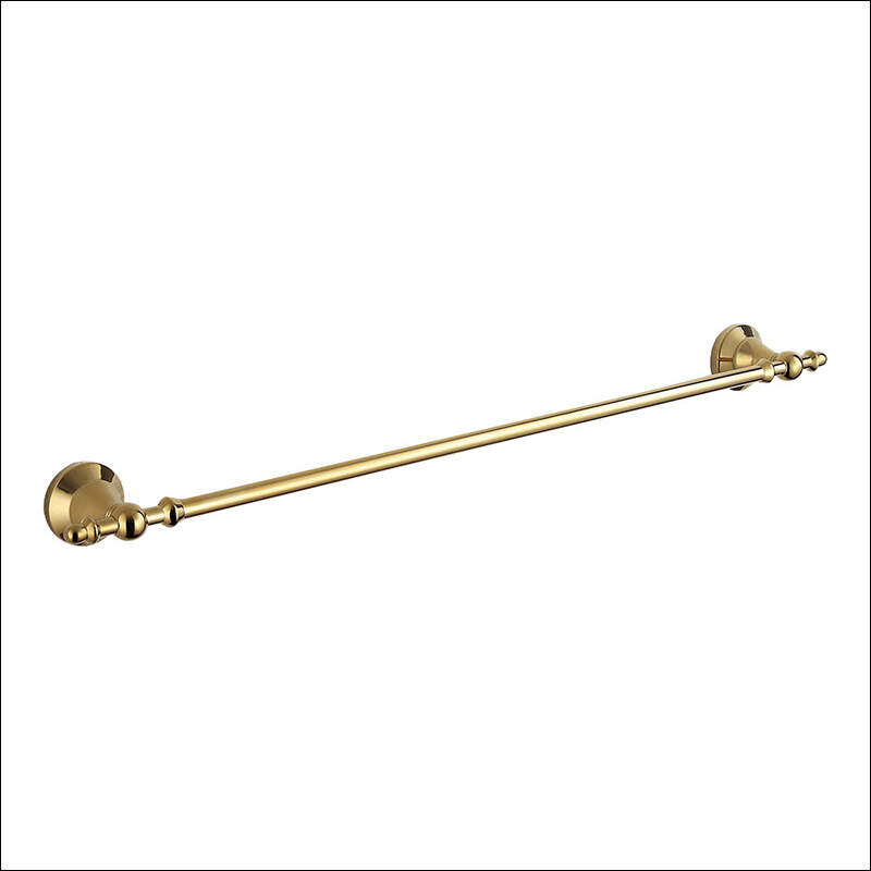 High beauty brushed gold color single towel bar-B1039BJ