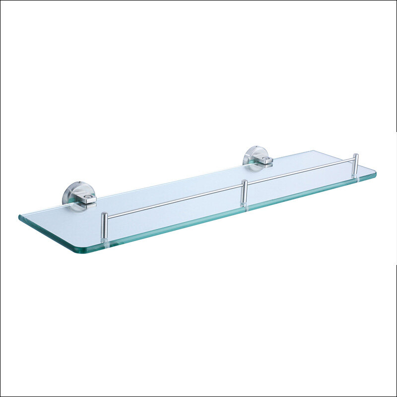 Fashion design bathroom high quality SUS304 glass shelf -B2015LS