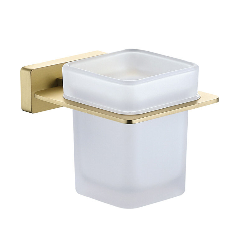Bathroom diamond and brass new design cup holder -B6020SJ