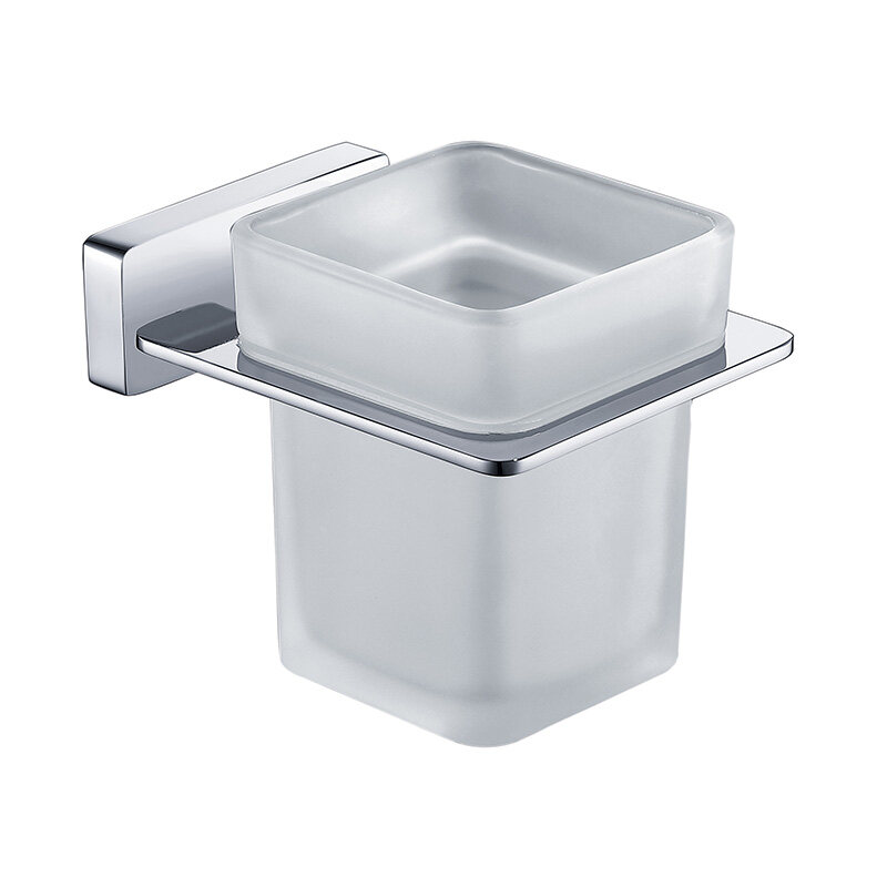 Bathroom diamond and brass new design cup holder -B6020CP