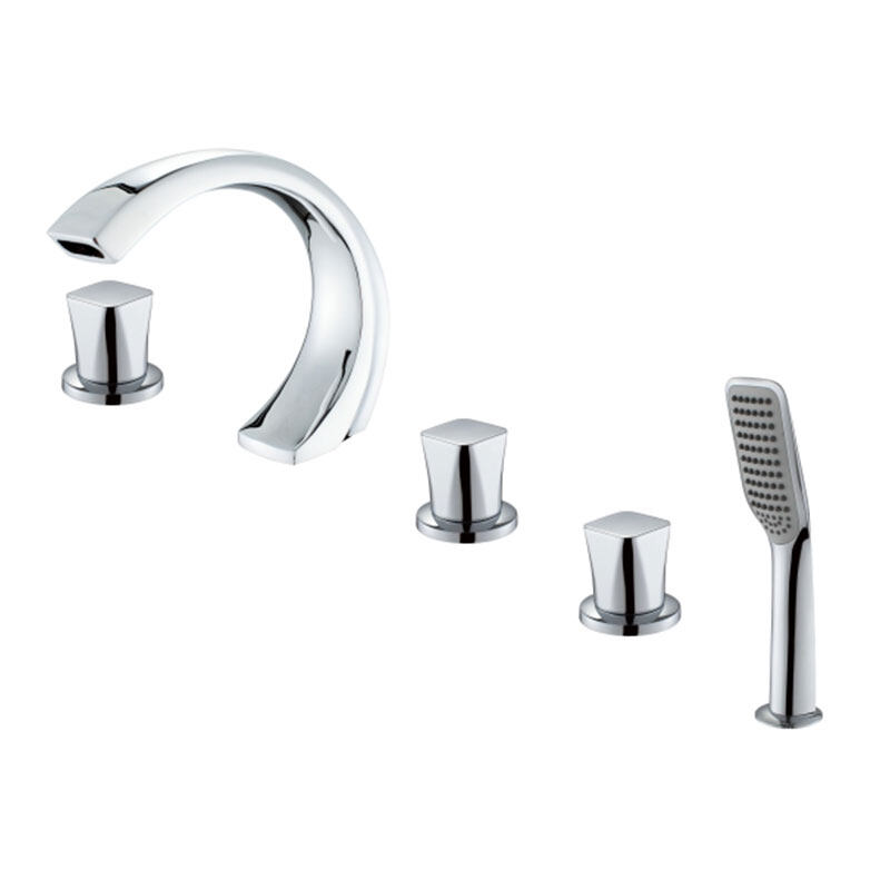 Brass 5-hole basin faucet mixer-919004CP