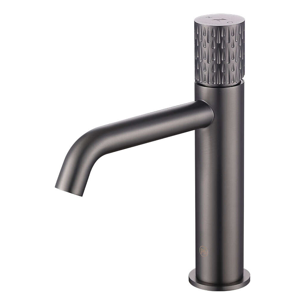 New fashion design gunmetal grey color brass material bathroom  basin faucet -902118QH