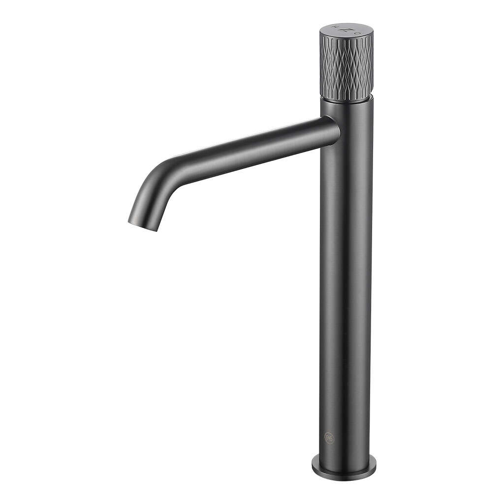 High beauty design gunmetal grey color bathroom use brass material bathroom  basin faucet -902127QH