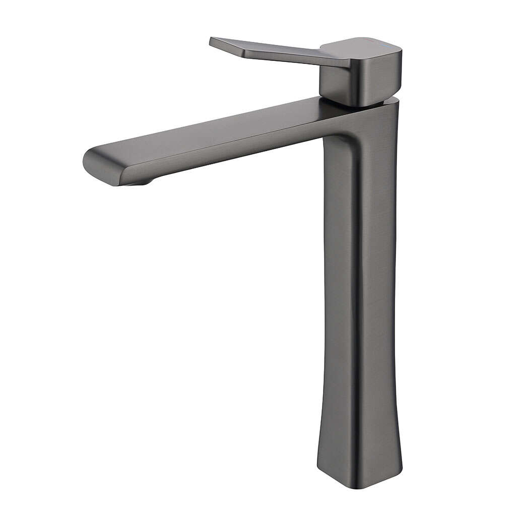 High beauty design gunmetal grey color bathroom use brass material bathroom  basin faucet -222128QH