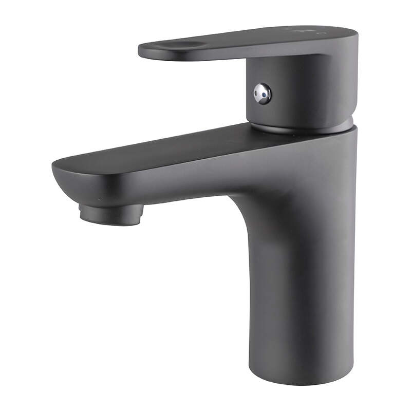 High quality bathroom gunmetal grey color brass basin faucet-902073QH