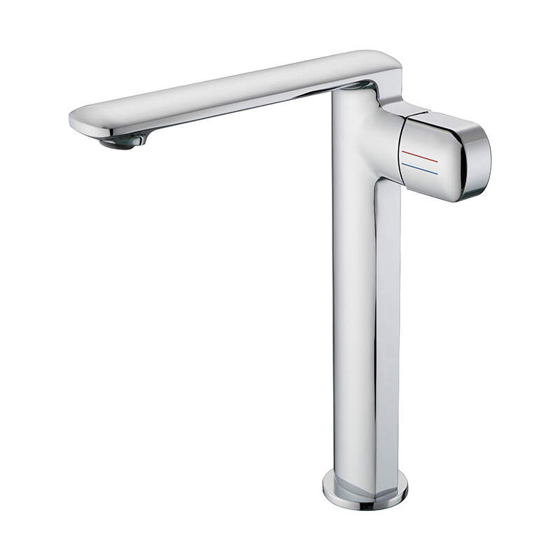 High beauty design chrome color bathroom use brass material bathroom  basin faucet -242144CP