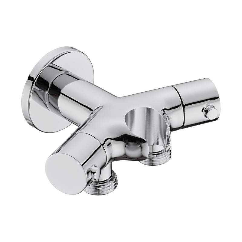 High beauty bathroom brass angle valve for shattaf.-986067CP