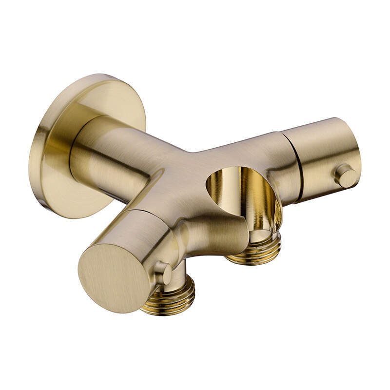 High beauty bathroom brass angle valve for shattaf.-986067SJ