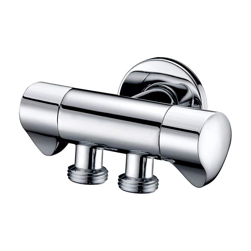 High beauty bathroom brass angle valve for shattaf.-986071CP