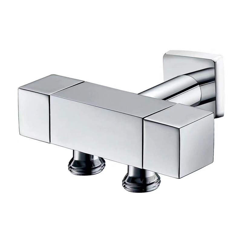 High beauty bathroom brass angle valve for shattaf.-986073CP