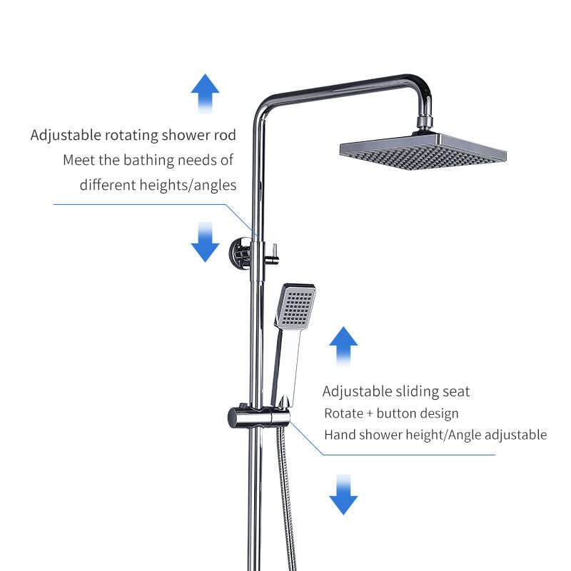 New design brass material bathroom shower column-055012CP