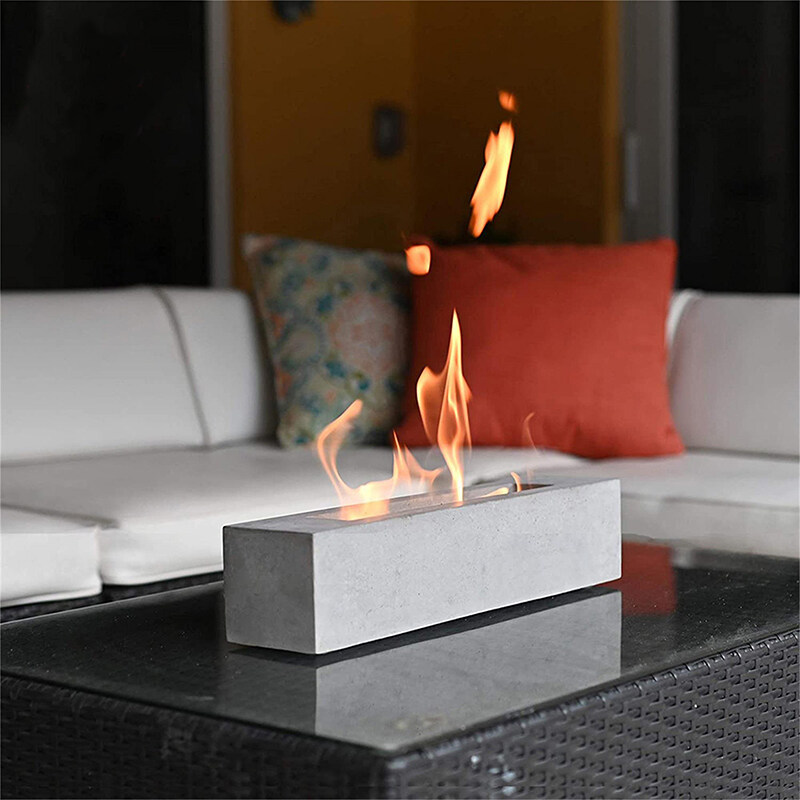 Rectangle Tabletop Smokeless odorless Alcohol Fireplace