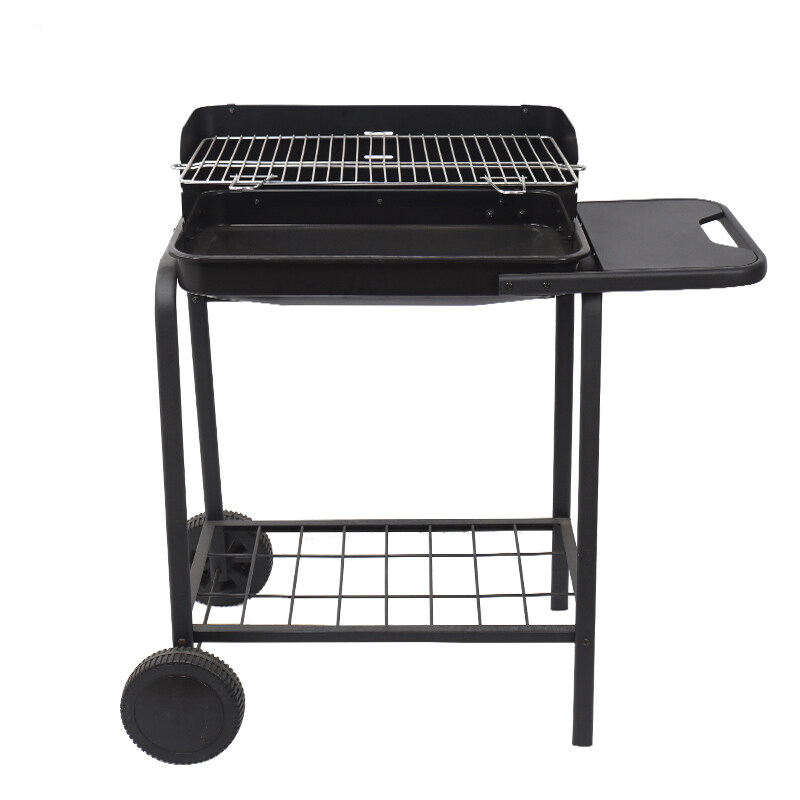 Outdoor Portable Black Charcoal Barbecue BBQ Grill KY28020E-B03