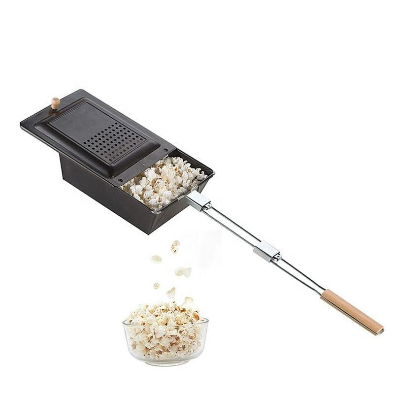 Popcorn Maker with Sliding Lid Removable Handle