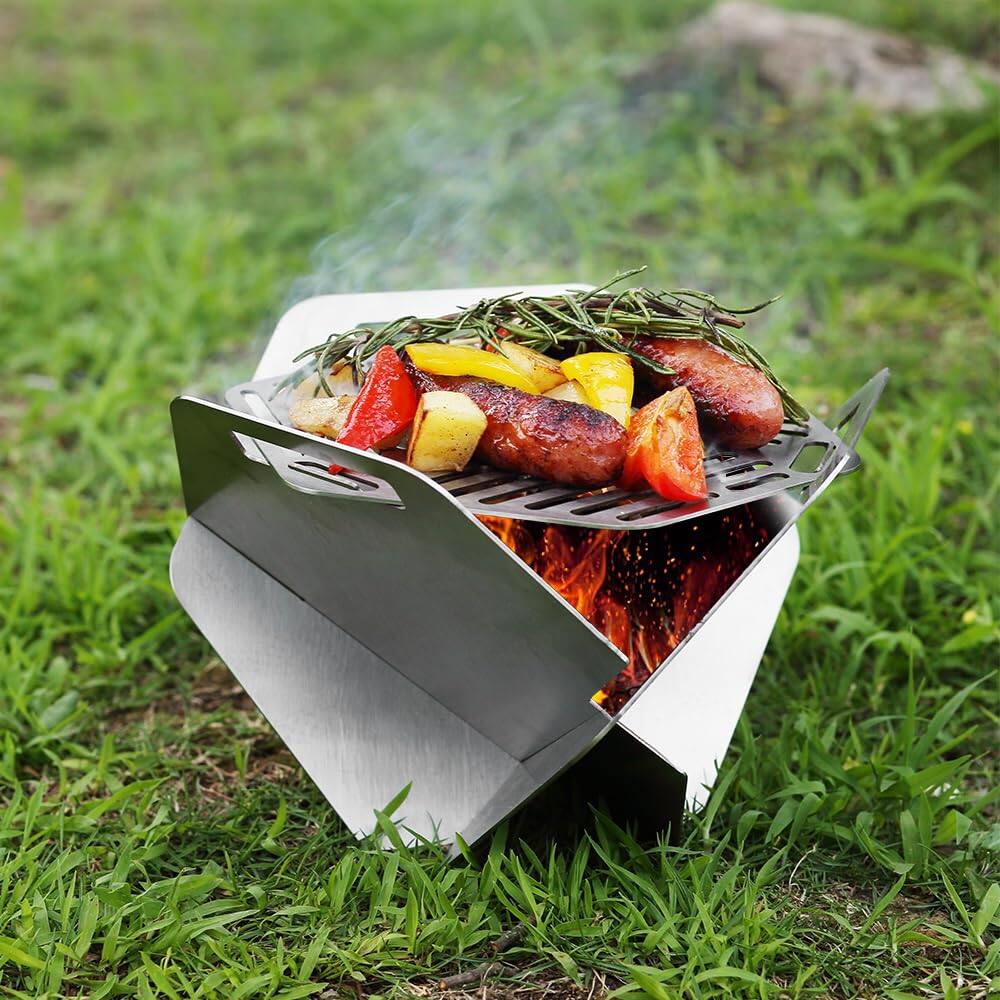 Portable Camping Campfire Grill-OEM BBQ Grills Exporter Factory