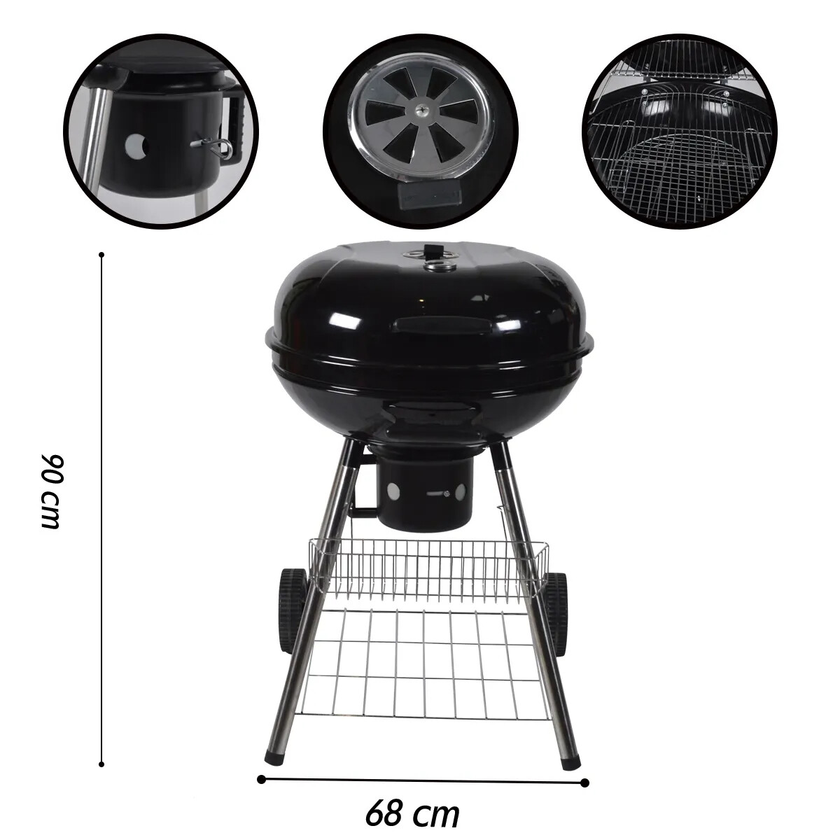 Kettle Charcoal Barbecue; OEM Kettle grill factory
