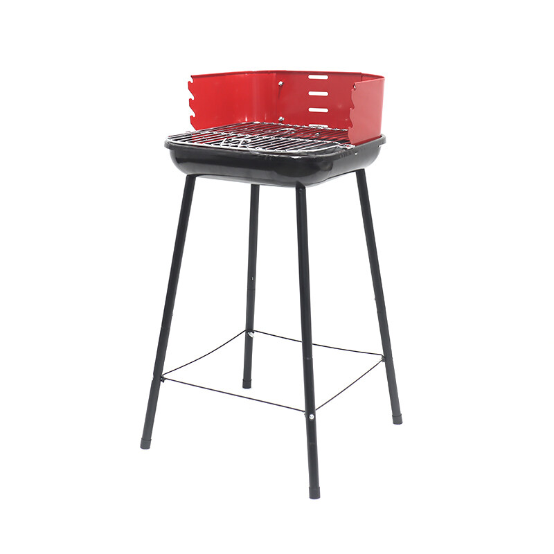 Simple Charcoal Barbecue Grills with Adjustable Height