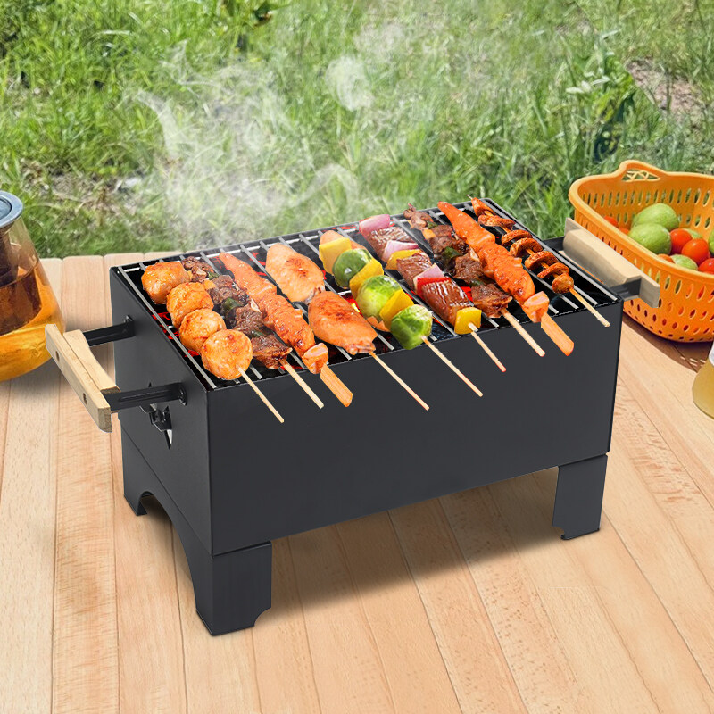 Portable Tabletop Charcoal BBQ Grill; OEM Grill Exporter Factory