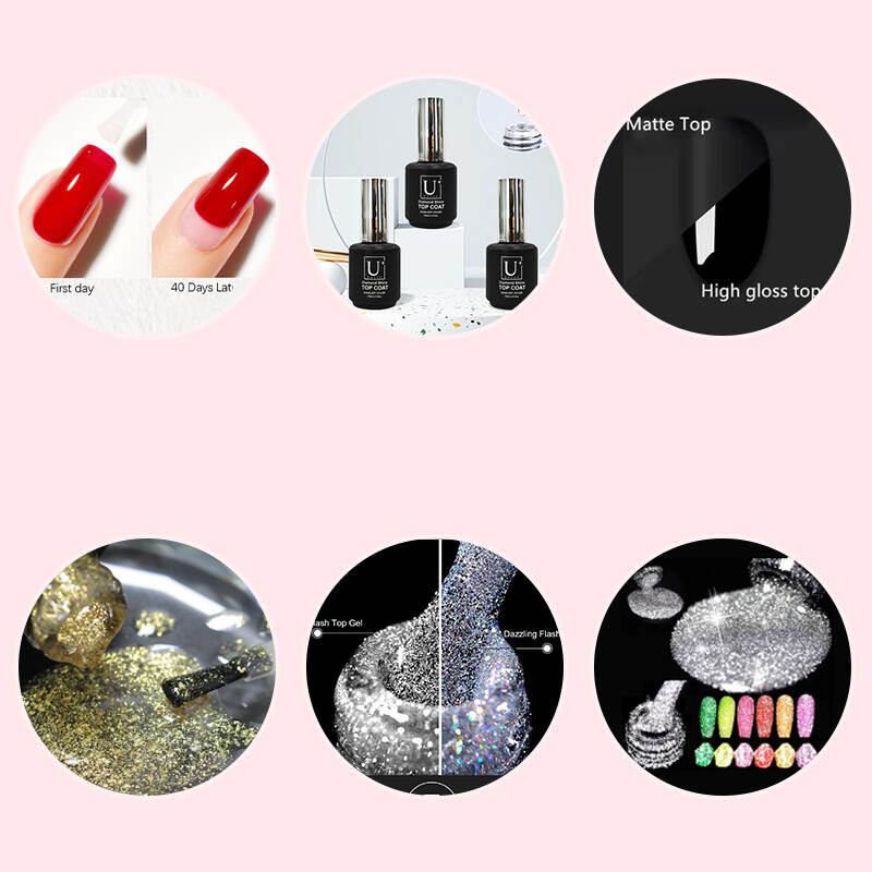 Diamond Shine Top Coat,Velvet Matte Top Coat