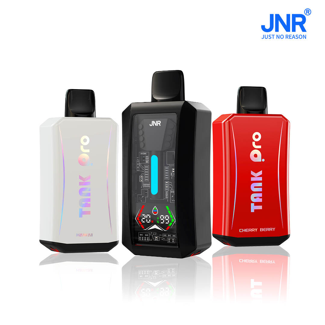 Engångsvap, JNR Vape, JNR Tank Pro, 33 000 puffar VAPE, Dual Mesh Coil, 28 ml E-Liquid, Digital Display Vape, Type-C laddning, laddningsbar engångsvap