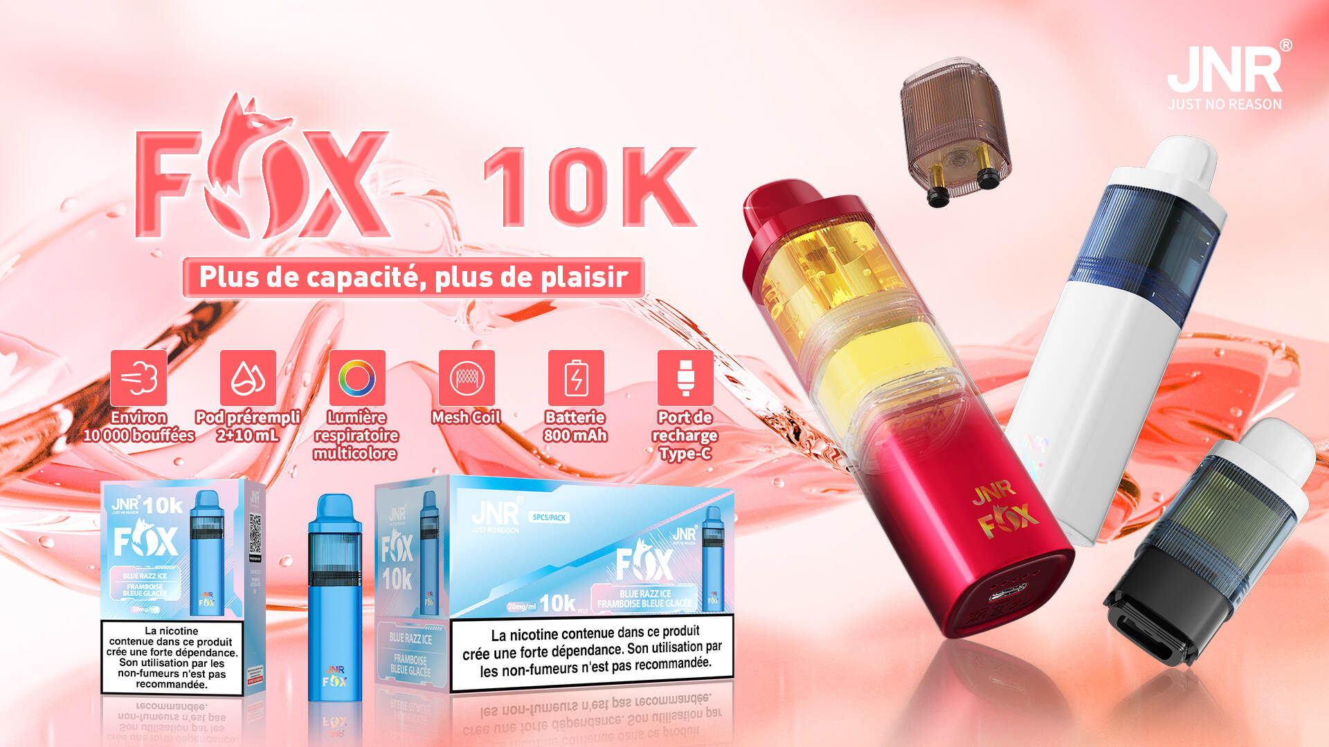 JNR FOX: Experience Convenient and Vibrant Vaping with JNR Vape