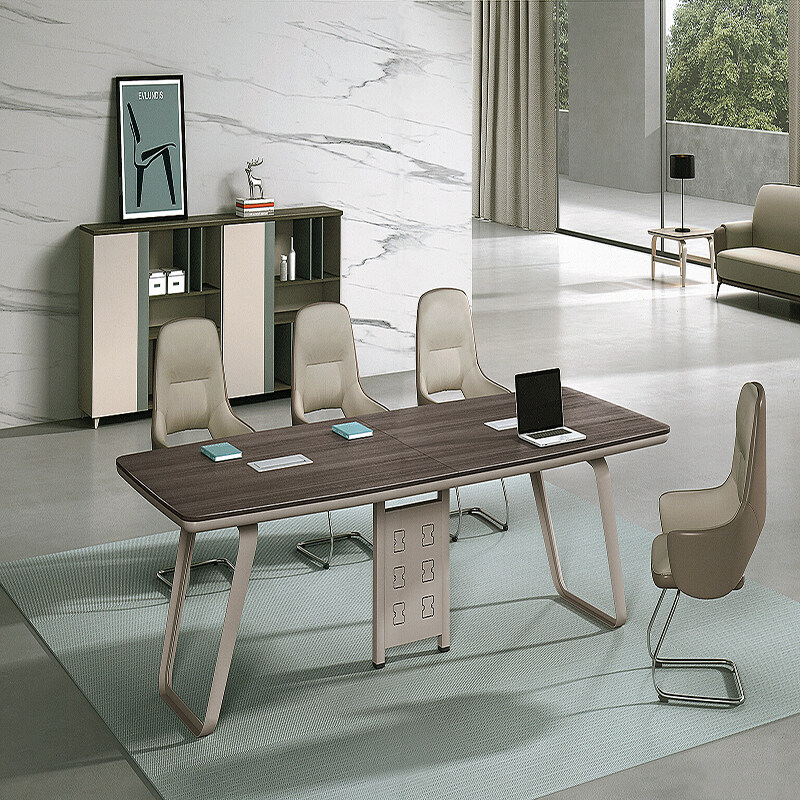 light brown desk, durable desk, maximize efficiency, simple luxury desk