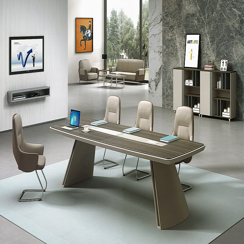 brown boardroom desks, customized desks, high-quality desks