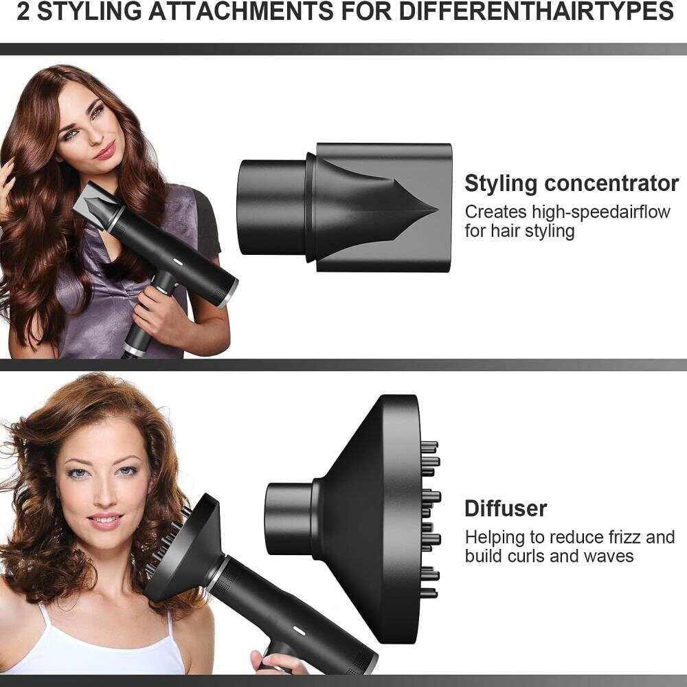 2000W Salon Powerful BLDC HairDryer 110000 RPM High Speed Multifunction ...