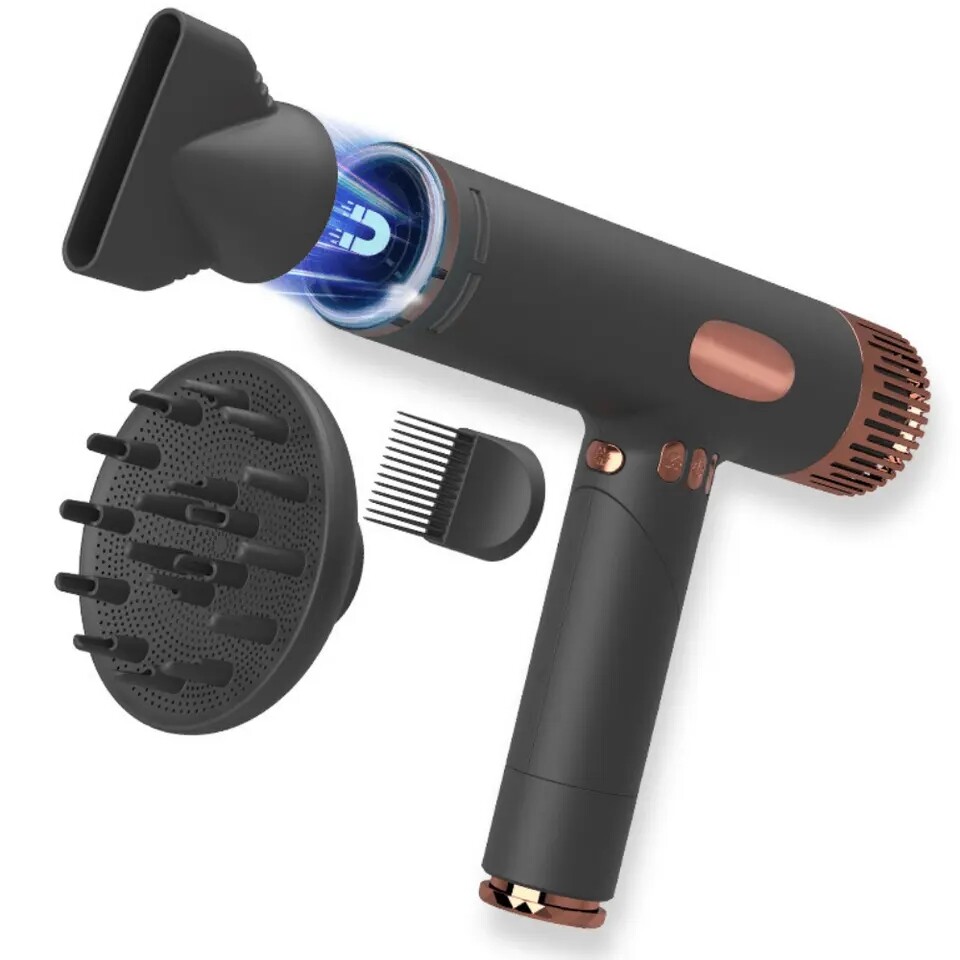 Manufacturer Custom high speed Brushless Ionic Blow Dryer 1600w Professional Folding Bldc Hair Dryer