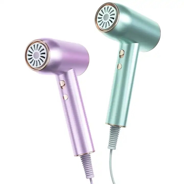 High-Speed Brushless Motor hair dryer Negative Ionic Fast Drying Low Noise metal Blow Dryer